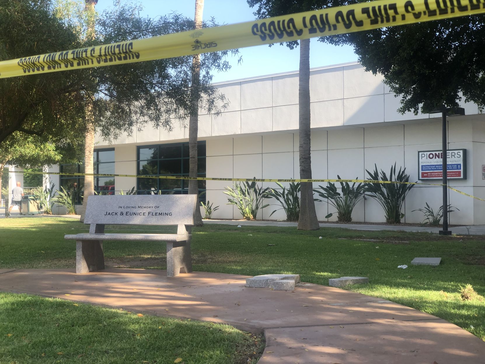 Driver crashes into PMH Building
